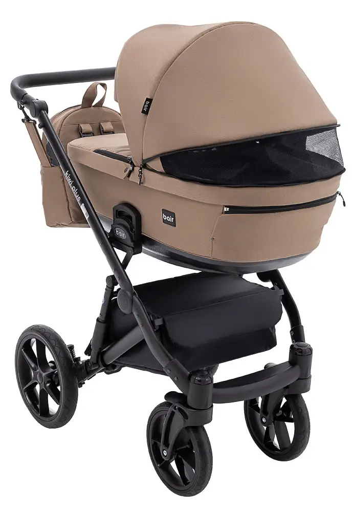 Коляска 2 в 1 Bair Kiwi Plus ECO Soft BKP-857 темный капучино